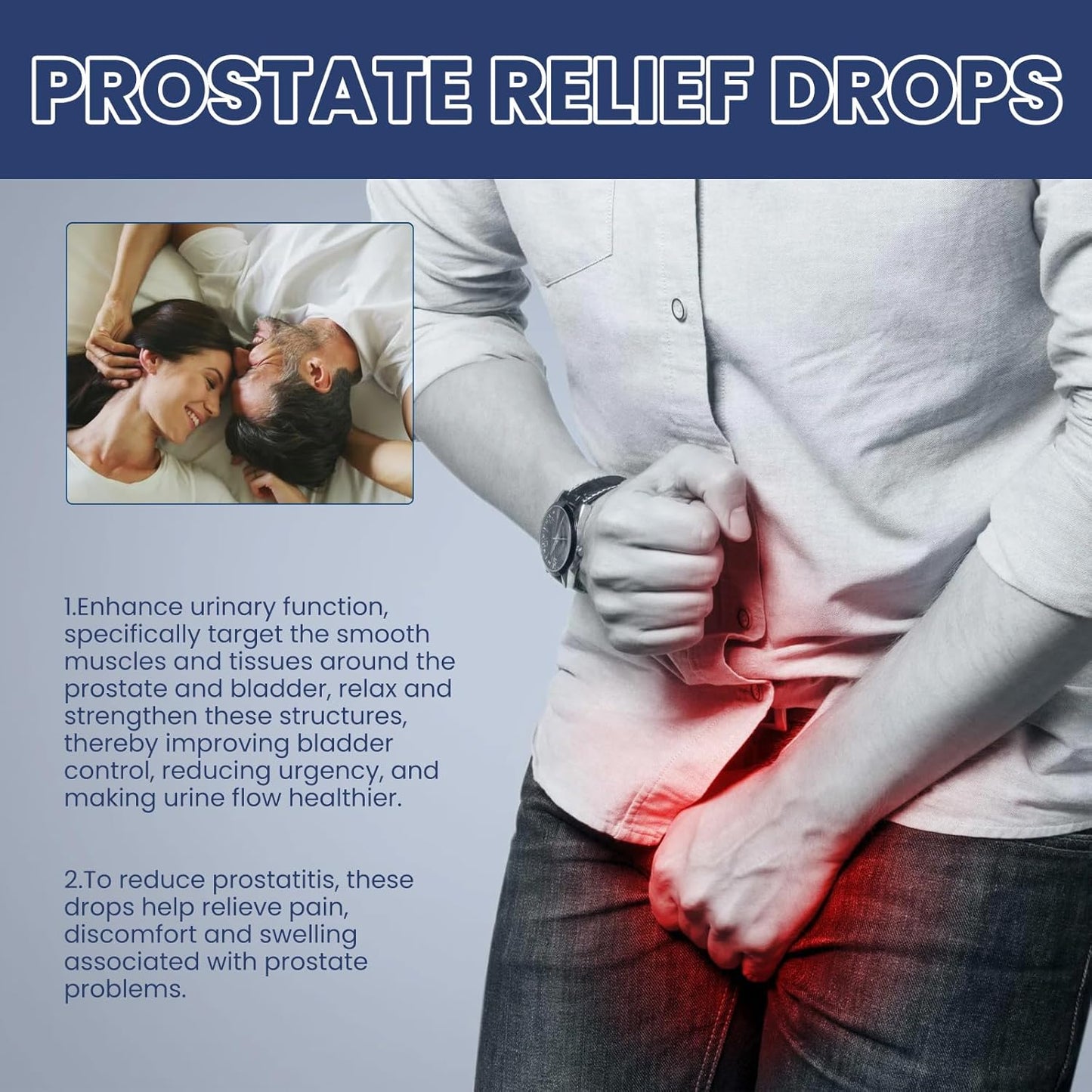 CYCVIZK Femipure Prostate Relief Drops - Natural Herbal Solution for Men's Prostate Health (3-Pack)