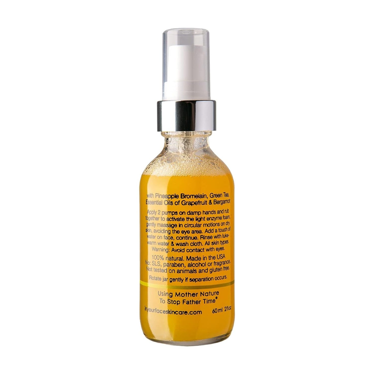 Deep Enzyme Cleanse with Glycolic Acid & Fruit Enzymes - 100% Natural - 2 oz.