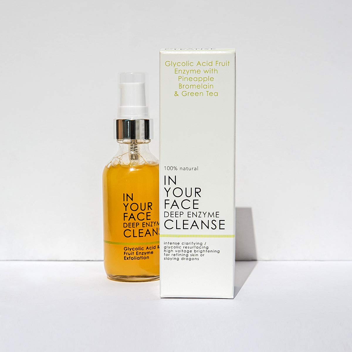 Deep Enzyme Cleanse with Glycolic Acid & Fruit Enzymes - 100% Natural - 2 oz.