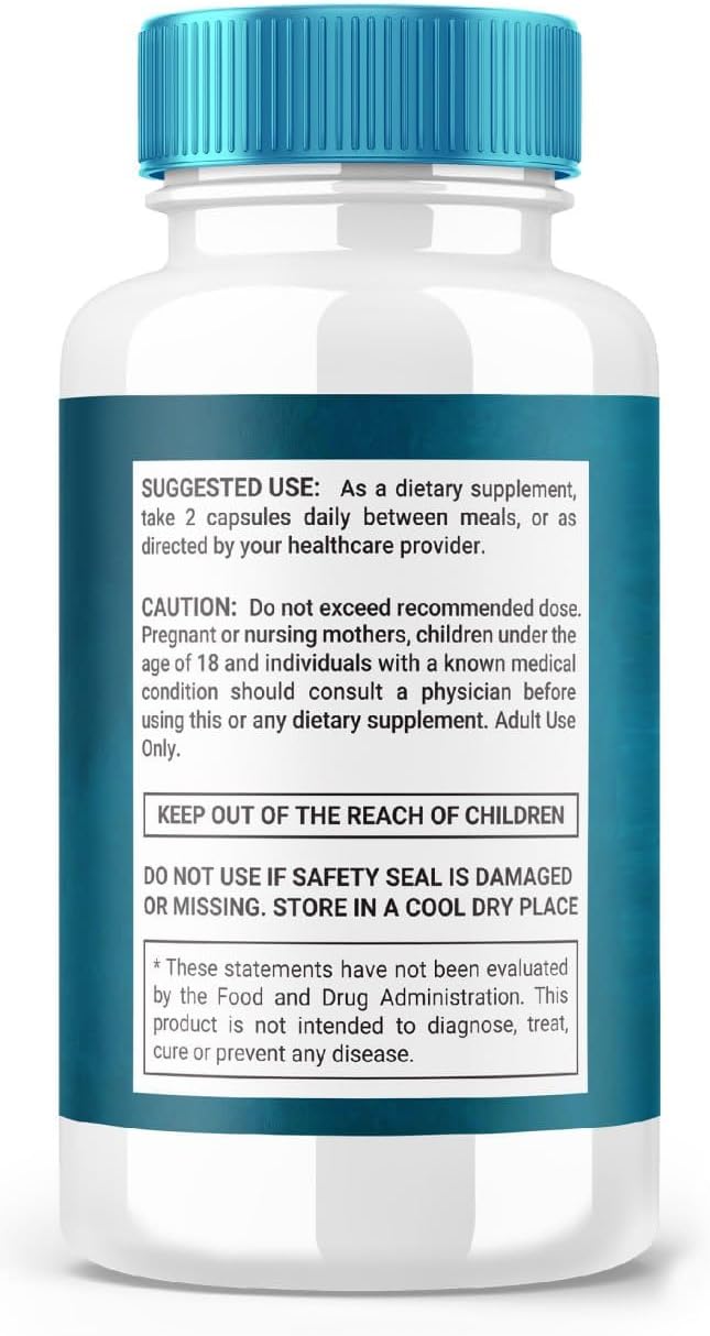 DetoxAll 17 Full Body Reset Dietary Supplement - Maximum Strength All-Natural Pills for Energy Boost and Overall Wellness (60 Capsules)