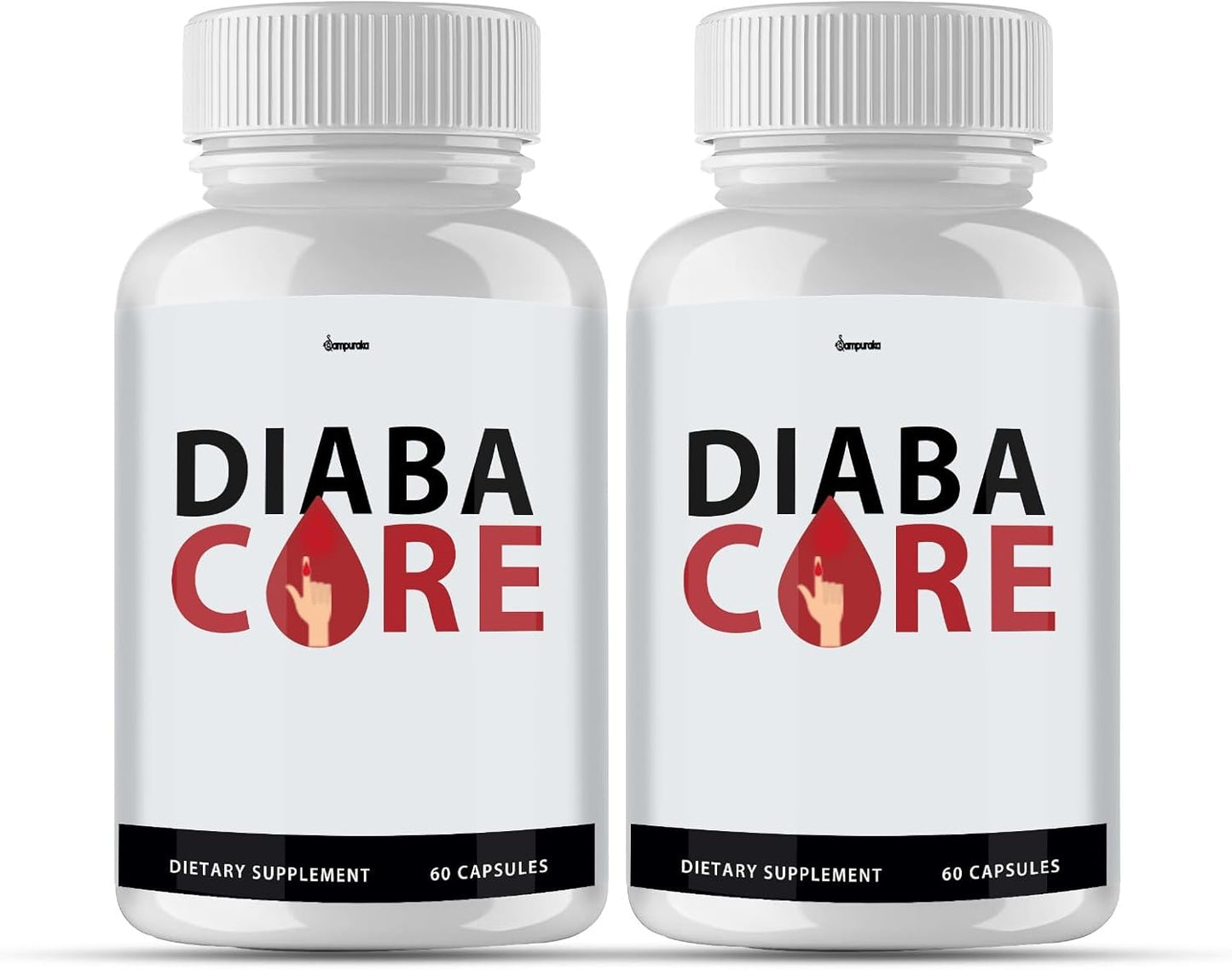 Diabacore Supplement - New Advanced Formula for Blood Sugar Control - 2 Packs (60 Days Supply)