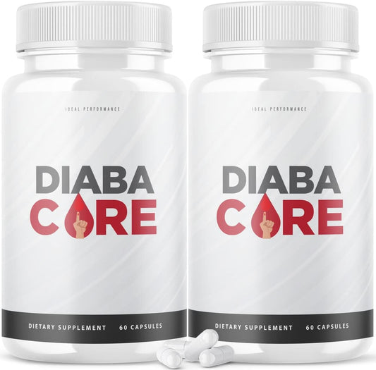 Diabacore Supplement for Optimal Performance (2 Pack, 120 Capsules) - Diaba Core Pills