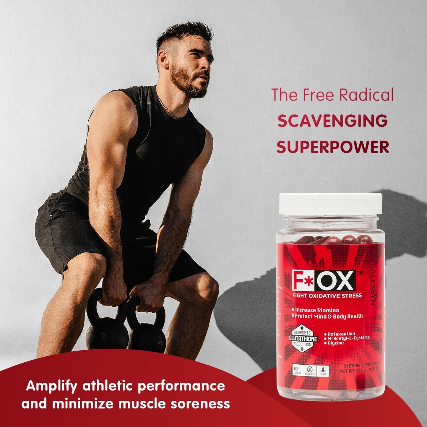Digestive Health and Oxidative Stress Support Bundle - Alexsyn Amend GI + Fox Antioxidant Supplement