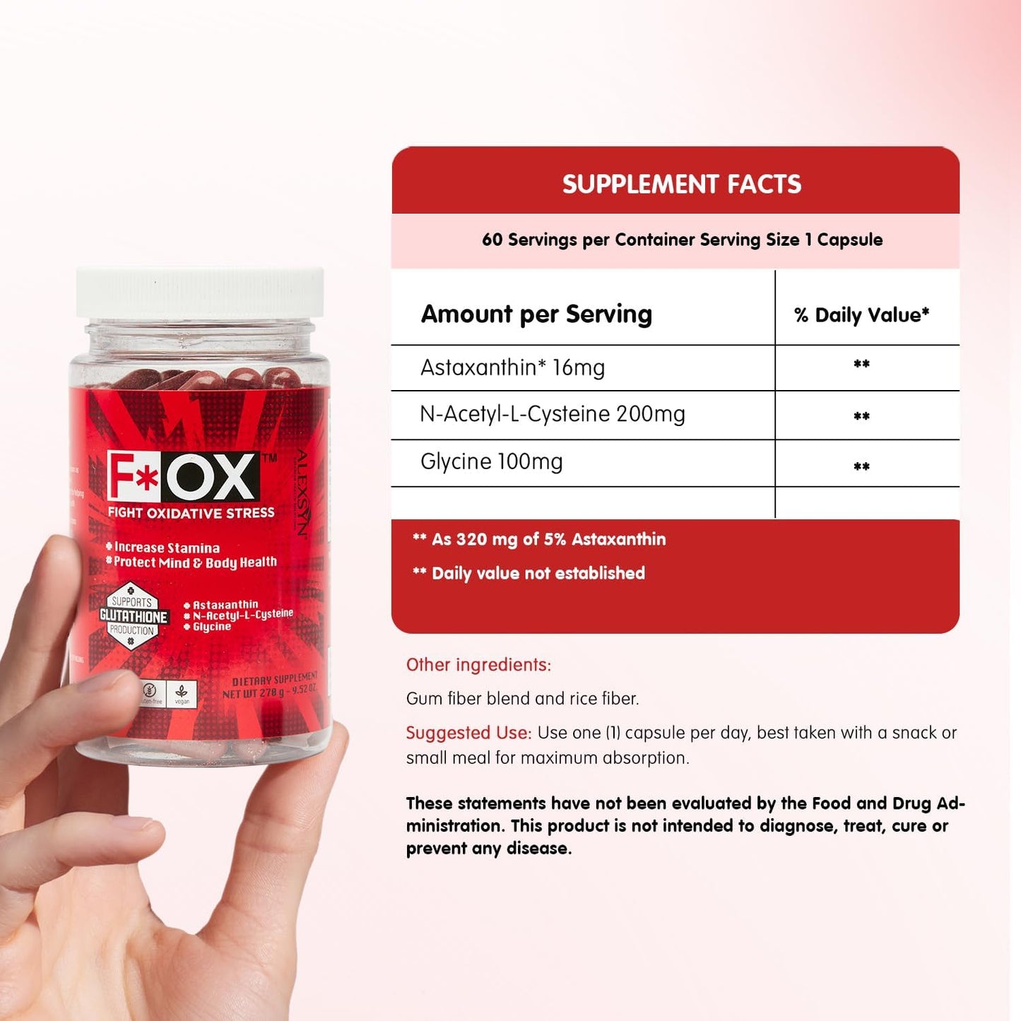 Digestive Health and Oxidative Stress Support Bundle - Alexsyn Amend GI + Fox Antioxidant Supplement