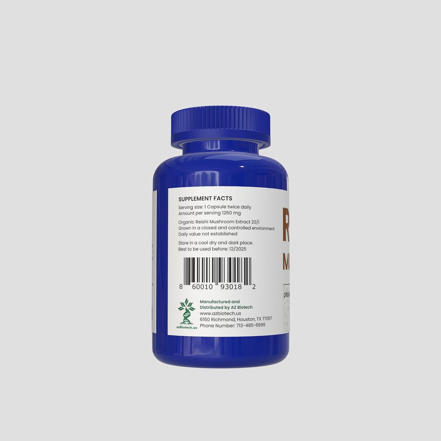 Double Wood Reishi Mushroom Capsules - 90 Count, Immune System Support, Heart Health, Quality Sleep - Organic Vegan Non-GMO Supplement