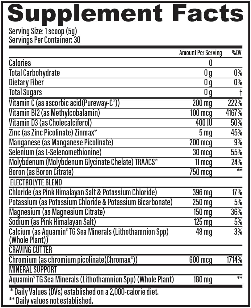 Dr. Ashley Wellness Electrolyte Plus Powder Drink Mix - Strawberry Paradise | Gluten-Free & Zero Sugar Hydration - 30 Servings