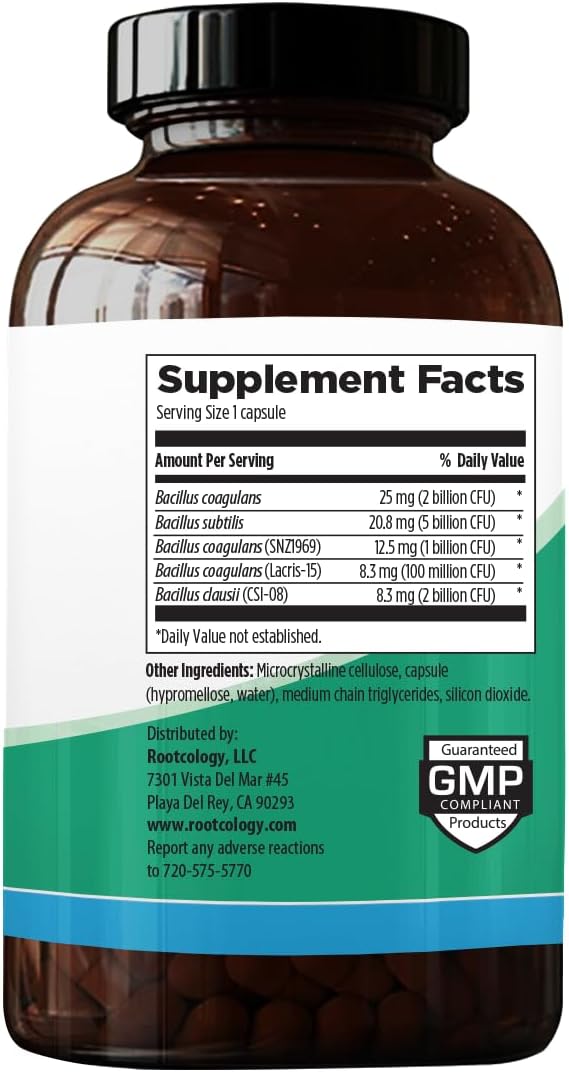 Dr. Izabella Wentz Rootcology Spore Flora Probiotics for Gastrointestinal Health - 60 Capsules