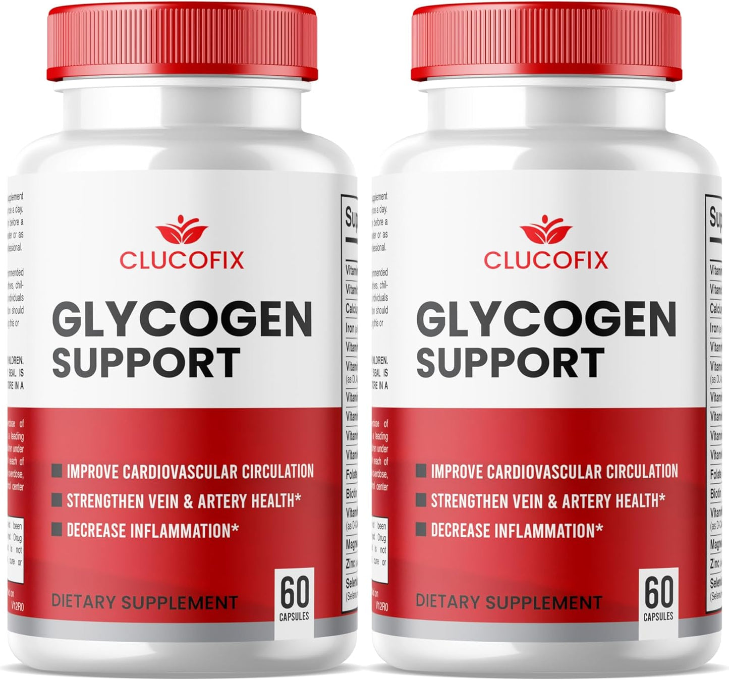 Dual Pack of SPRESSO GlucoFix Glycogen Support Capsules for Health & Wellness - Advanced Formula with Positive Reviews