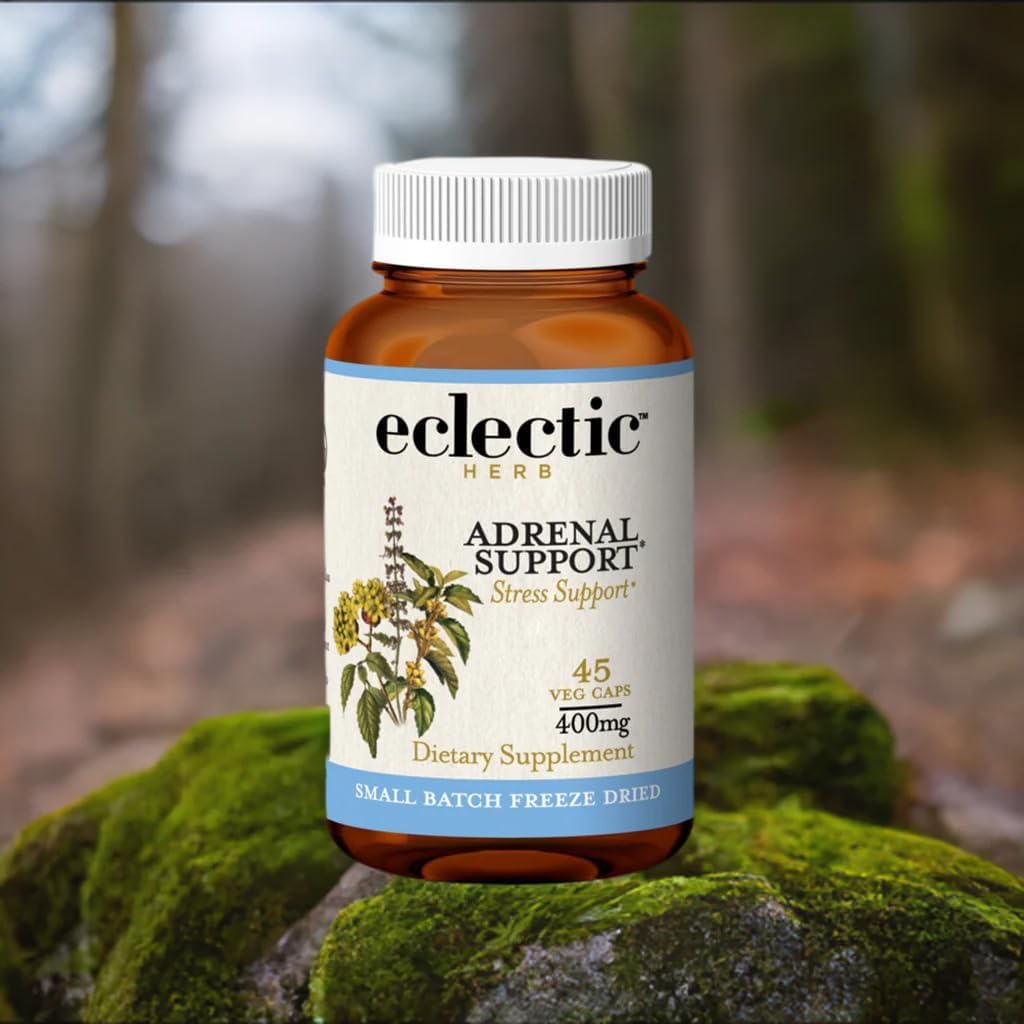 Eclectic Institute Adrenal Support Formula 45 - Natural Stress Relief Supplement