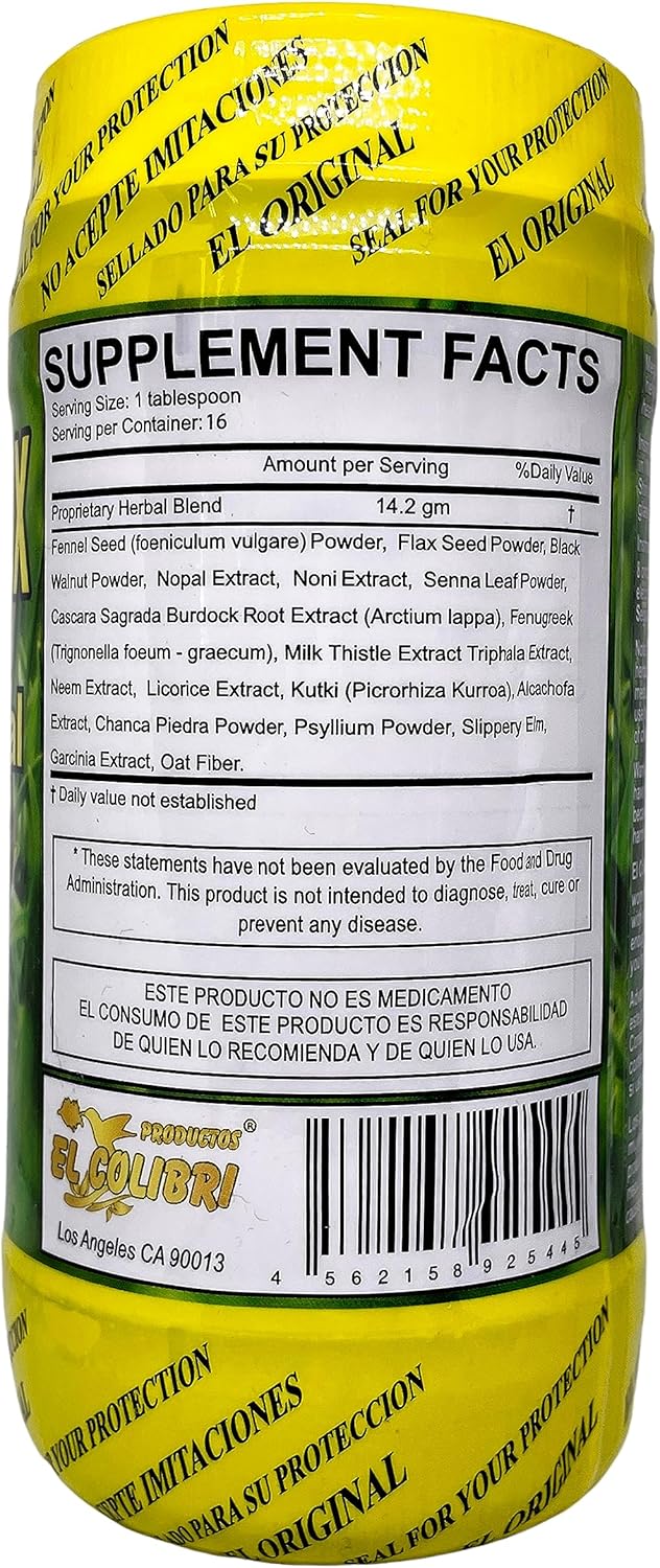 El Colibrí Mega Detox - Productos Naturales para Desintoxicación