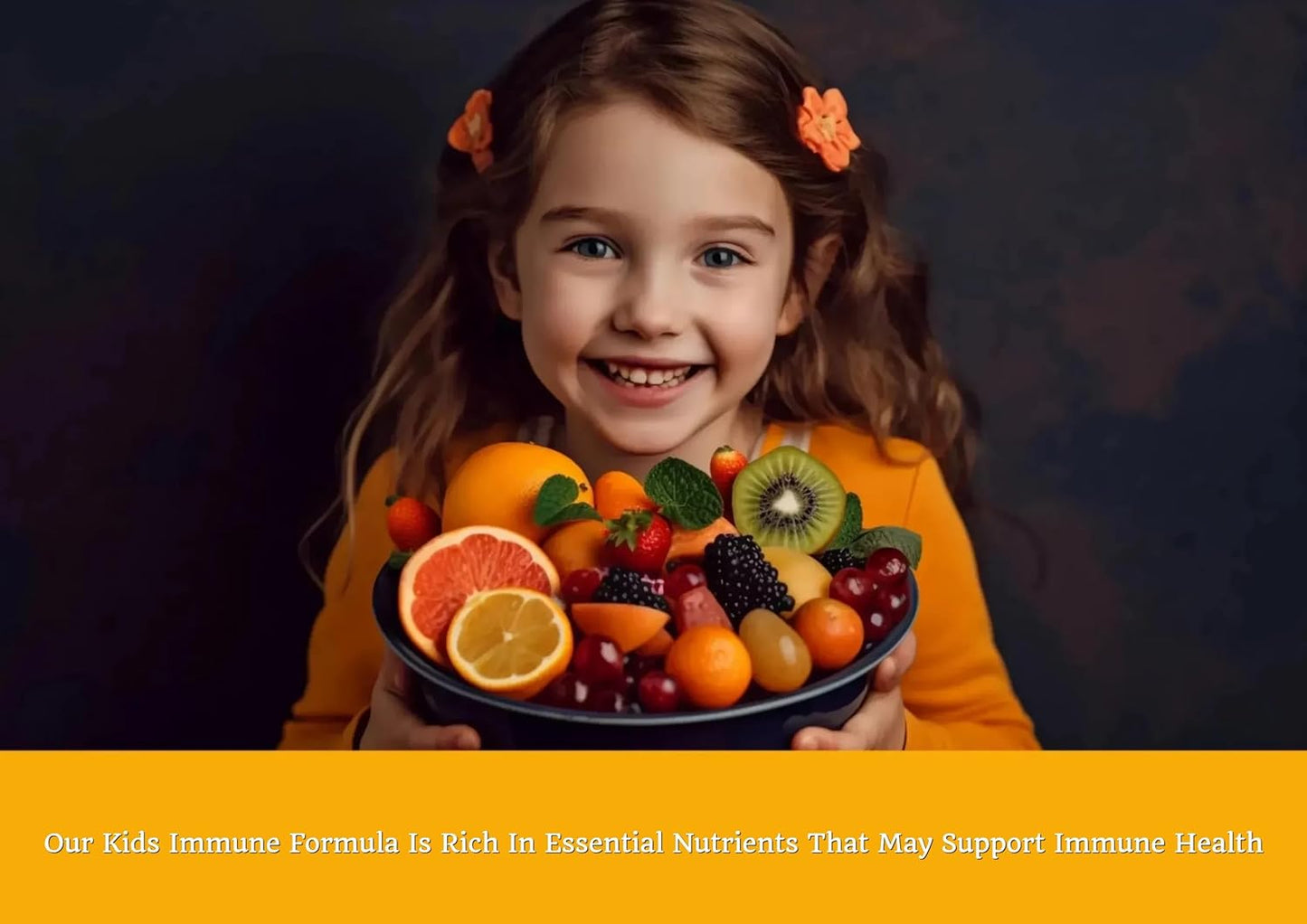 Elderberry Kids Immune Gummies with Vitamin C & Zinc - 60 Count