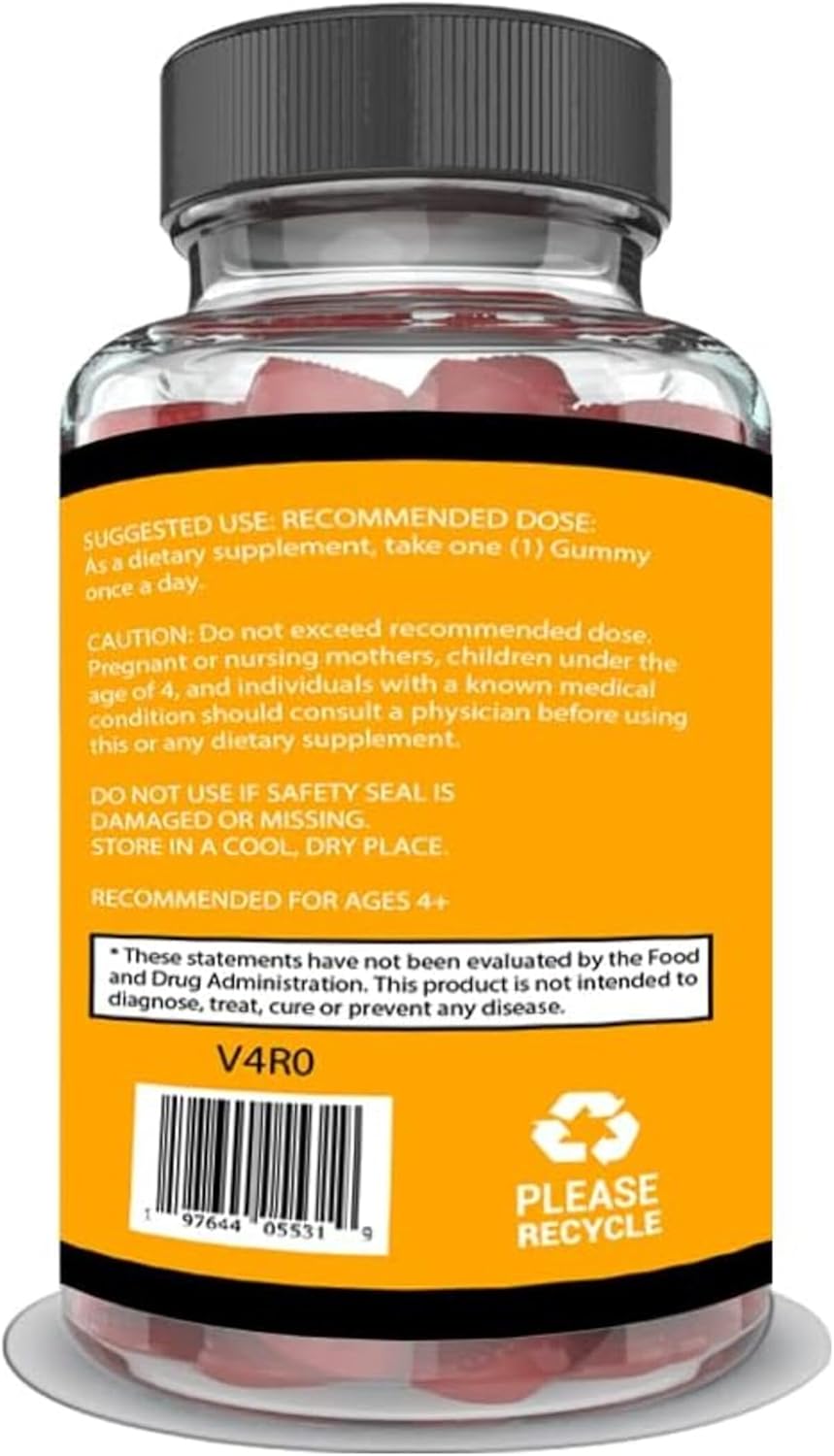 Elderberry Kids Immune Gummies with Vitamin C & Zinc - 60 Count