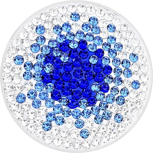 Elegant Navika Paris at Night Crystal Ball Marker with Hat Clip for Golfers