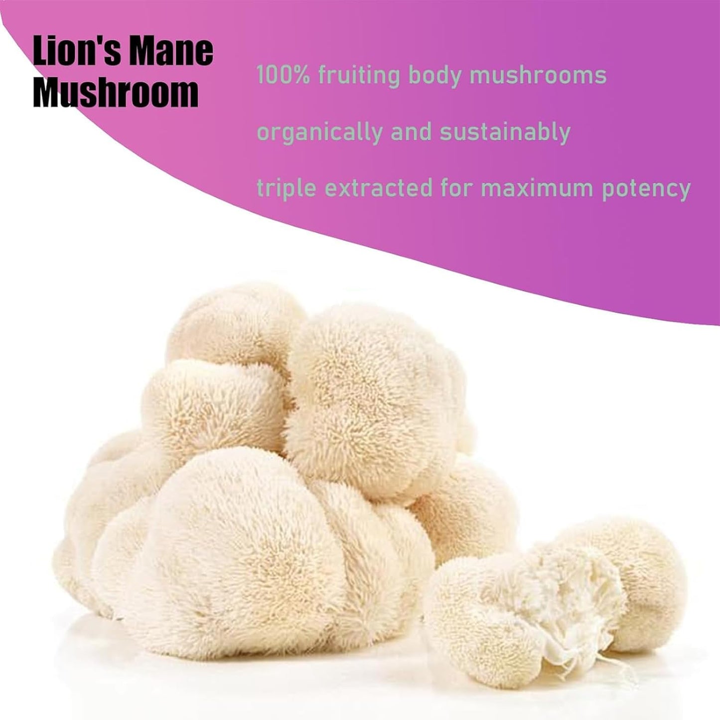 Ellfent Magic Mushroom Gummies - 10 in 1 Complex for Cognitive Function, Immune Health, Energy - Raspberry Flavor - 1 Piece