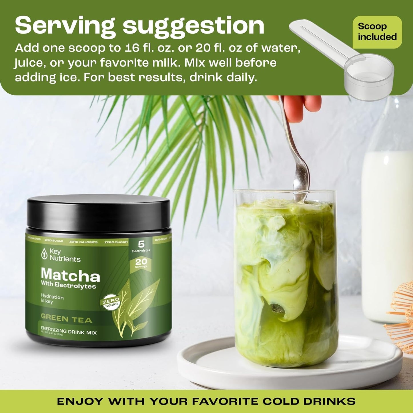 Energizing Matcha Powder & Creatine Bundle - Unsweetened Green Tea & Micronized Creatine for Energy, Focus & Performance (80 Servings)