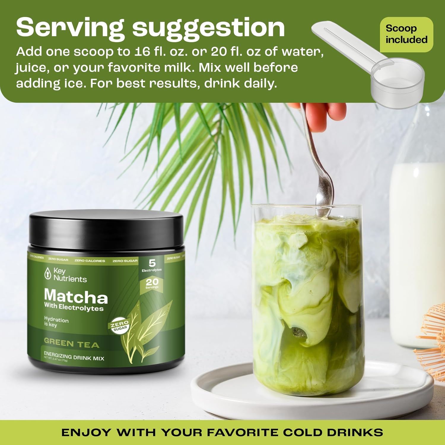 Energizing Matcha Powder & Creatine Bundle - Unsweetened Green Tea & Micronized Creatine for Energy, Focus & Performance (80 Servings)