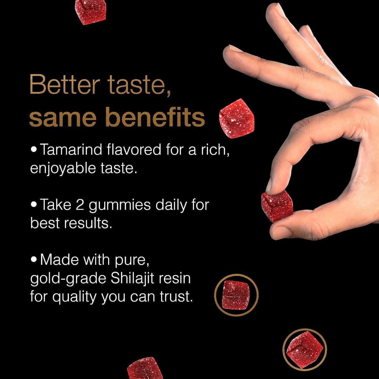 Energy-Boosting Himalayan Shilajit Gummies with Honey, Immune Support, Trace Minerals, Fulvic Acid - 60 Gummies for Health Conscious Individuals
