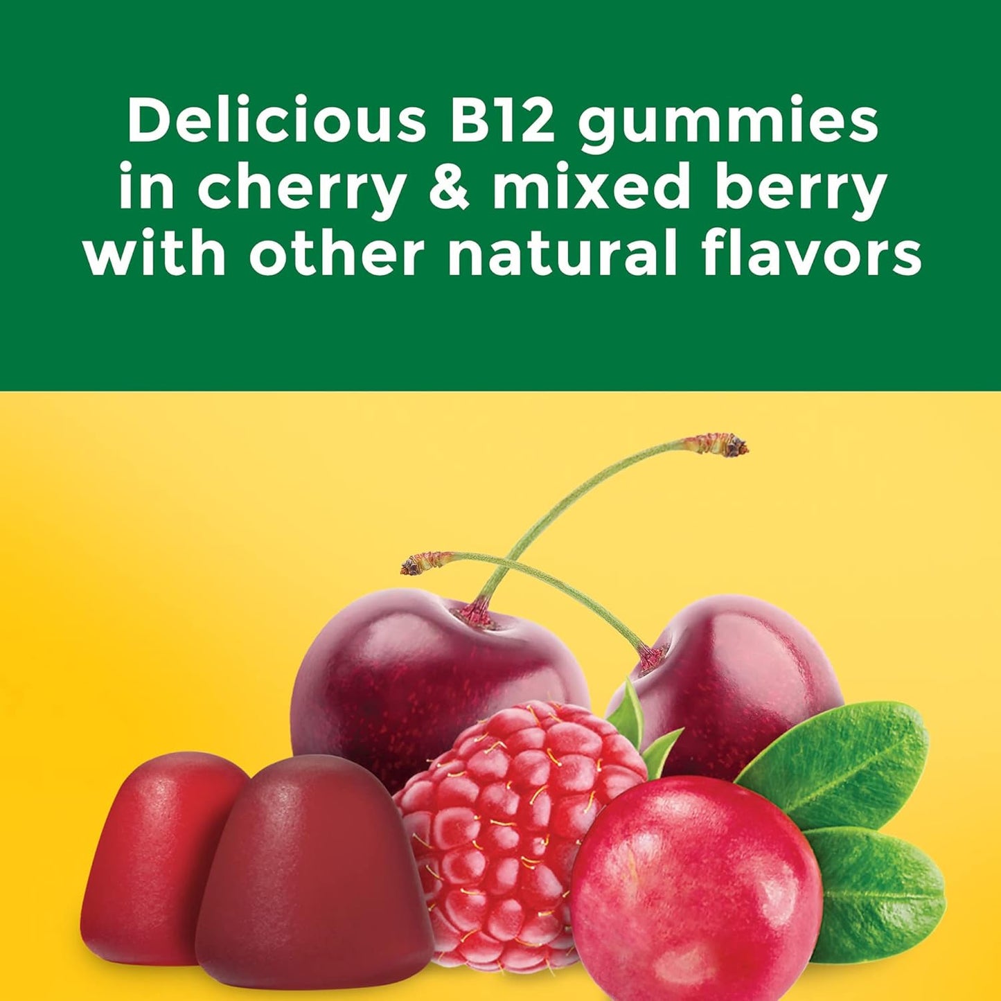 Energy Metabolism Boost: Nature Made B12 1000 mcg Gummies, 150 Count x 2 - 75 Day Supply