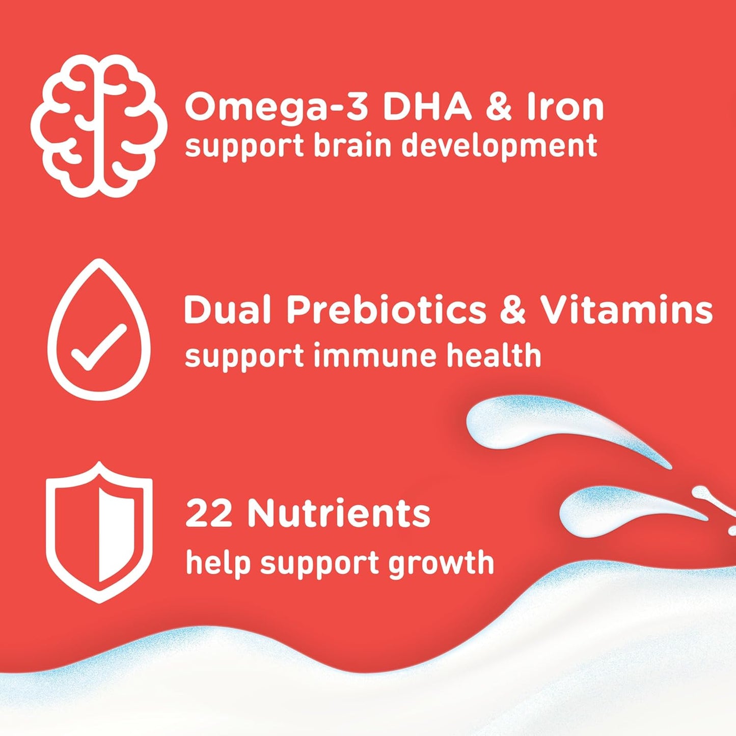 Enfagrow PREMIUM Toddler Nutritional Drink Powder Can, 32 Oz, Pack of 4, Natural Milk Flavor, Omega-3 DHA, Prebiotics, Vitamins, Non-GMO, Brain & Immune Support