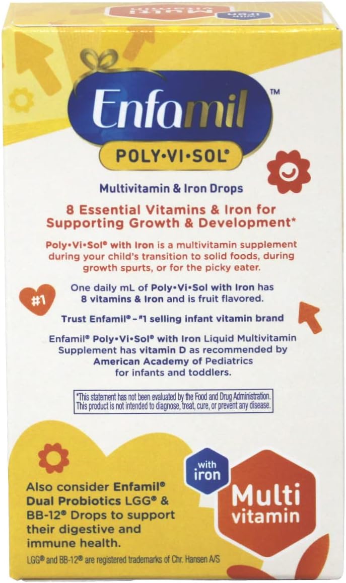 Enfamil Poly VI SOL Drops with Iron 50ML by Mead Johnson - Nutritional Group