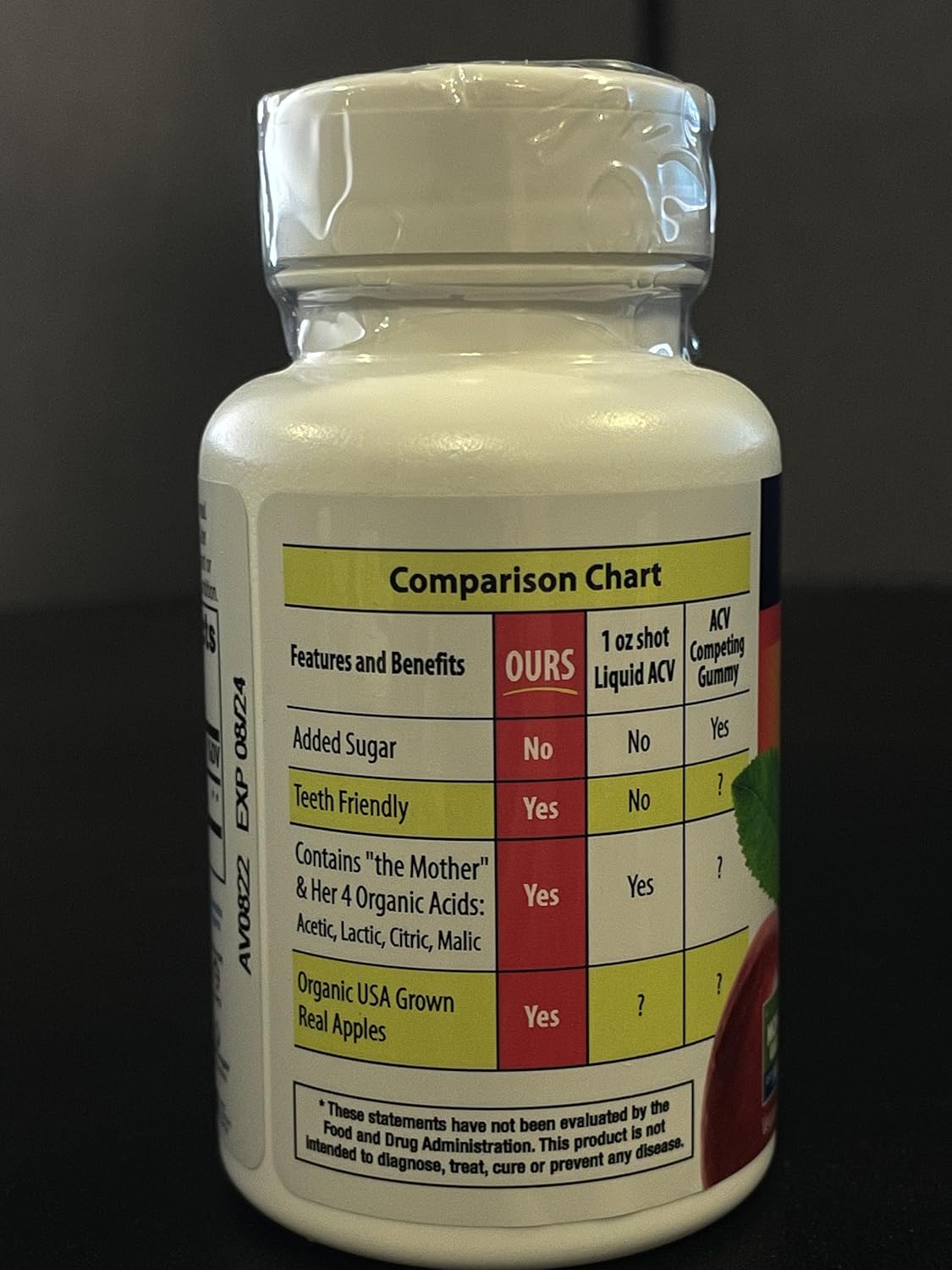 Enzymedica Apple Cider Vinegar Capsules for Healthy Weight and Digestive Support - 60 Count