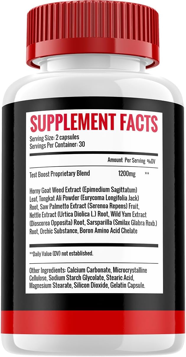 Erox Plus Men's Vitamin Complex Capsules - Official Formula Dietary Supplement - All Natural Support Formula - 60 Capsules