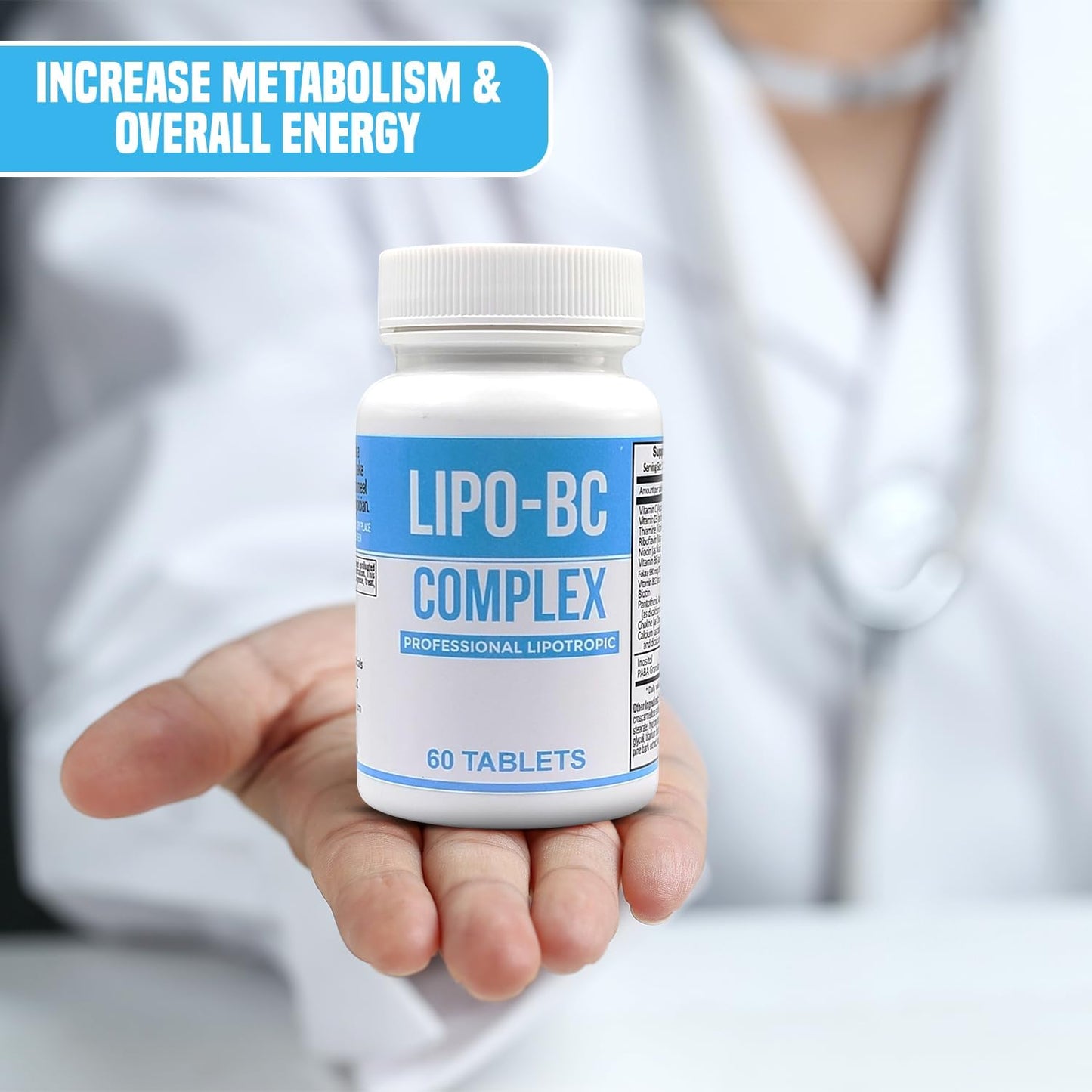 ES Global Lipo B-Complex BC Tablets (60 Count) by Legere Pharmaceuticals - ES Global Brand