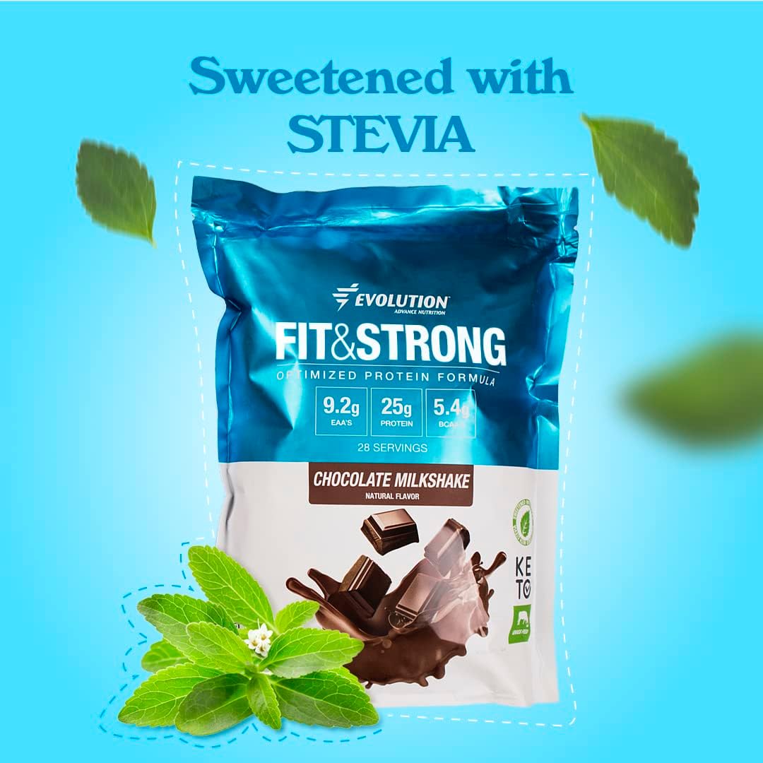 Evolution Advance Nutrition Grass Fed 100% Whey Protein with Resistance Band - Chocolate Flavor for Optimal Muscle Recovery