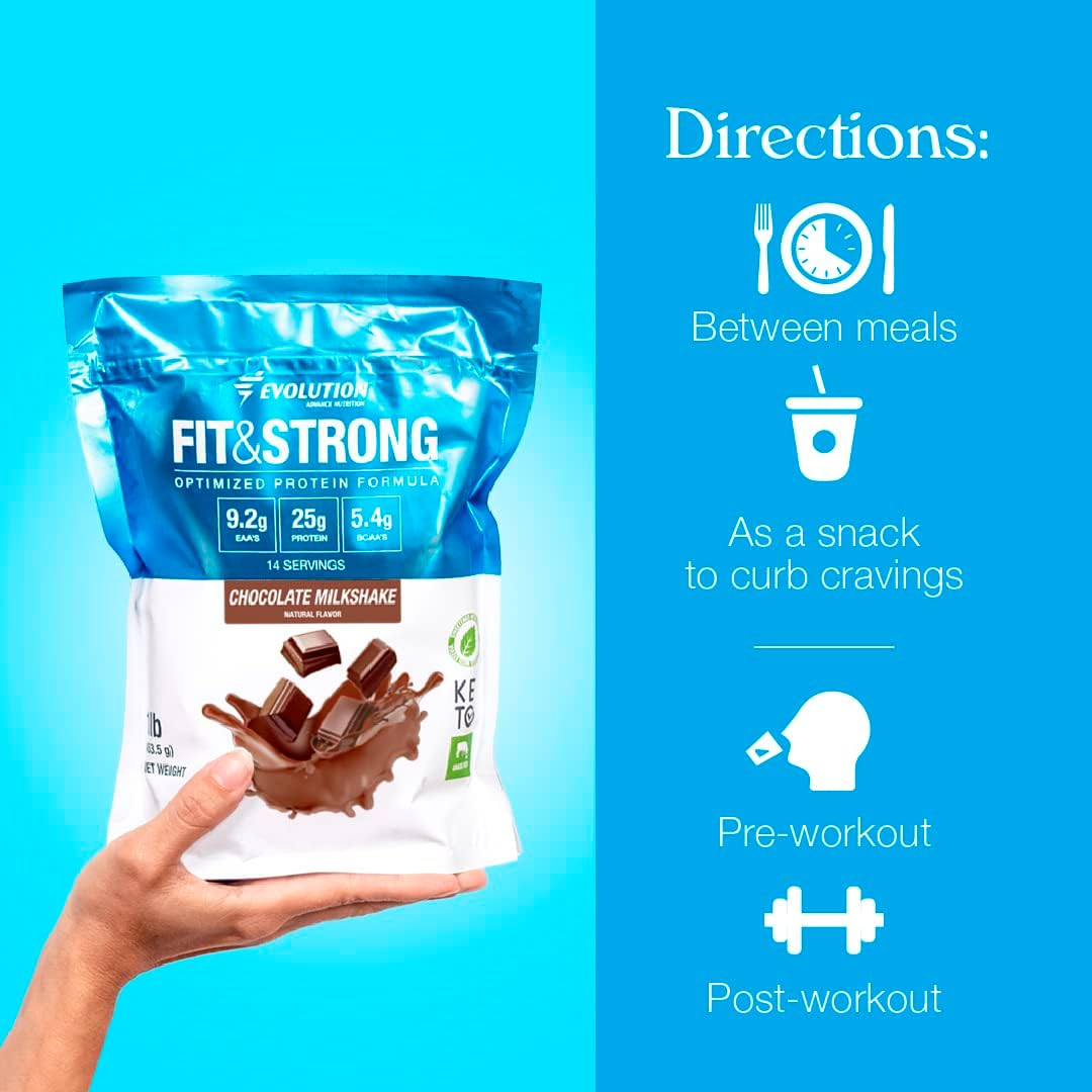 Evolution Advance Nutrition Grass Fed 100% Whey Protein with Resistance Band - Chocolate Flavor for Optimal Muscle Recovery