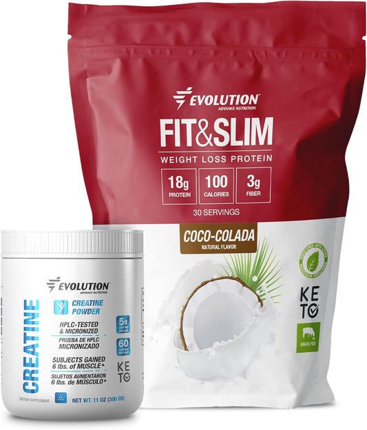 Evolution Advance Sport Nutrition Fit & Slim Blend with Creatine Monohydrate Powder