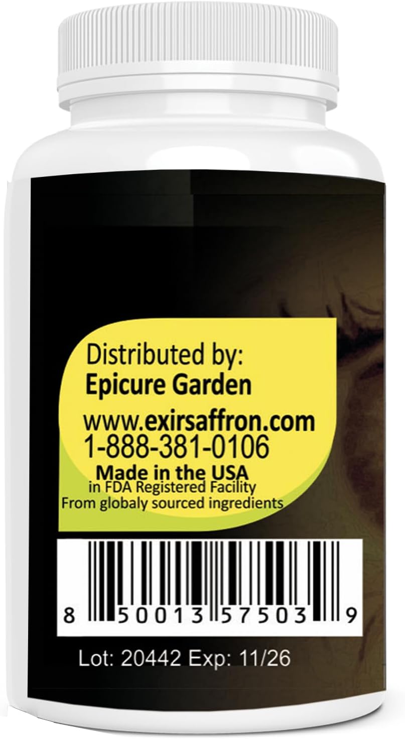 Eye Health Supplement with Saffron, Zeaxanthin, and Lutein for Vision Support - 30 Capsules