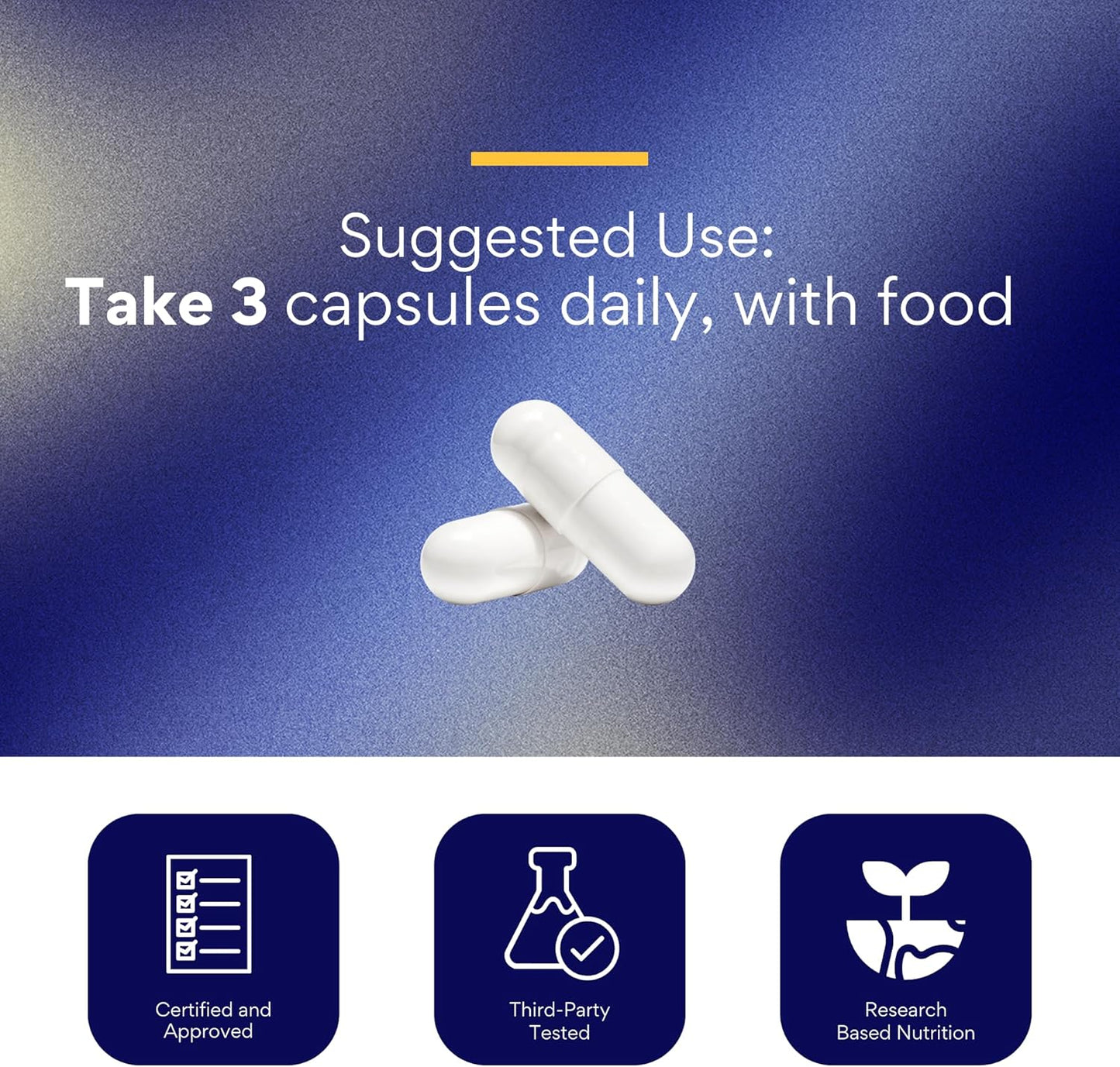 Fibro Support Supplement - 540 Capsules - MSM, Magnesium, Vitamin D3, BioPerine - Vegan Formula - 6 Months Supply
