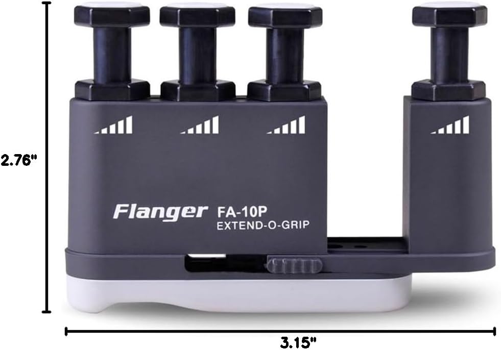 Finger Exerciser Hand Grip Strengthener for Athletes, Guitar Players, Musicians - Physical Therapy Finger Training