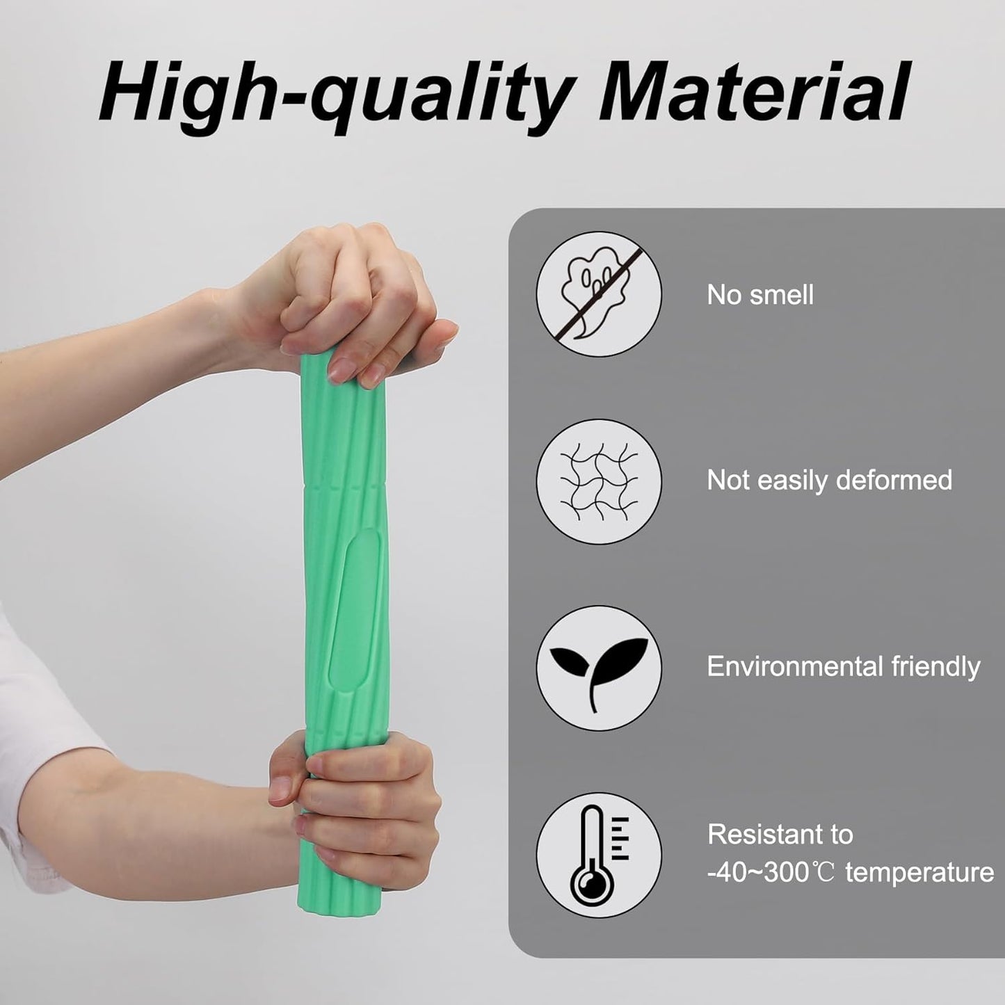 Flex Therapy Bar Strengthener for Tennis Elbow, Golfers Elbow, Tendonitis - Wrist, Forearm Pain Relief