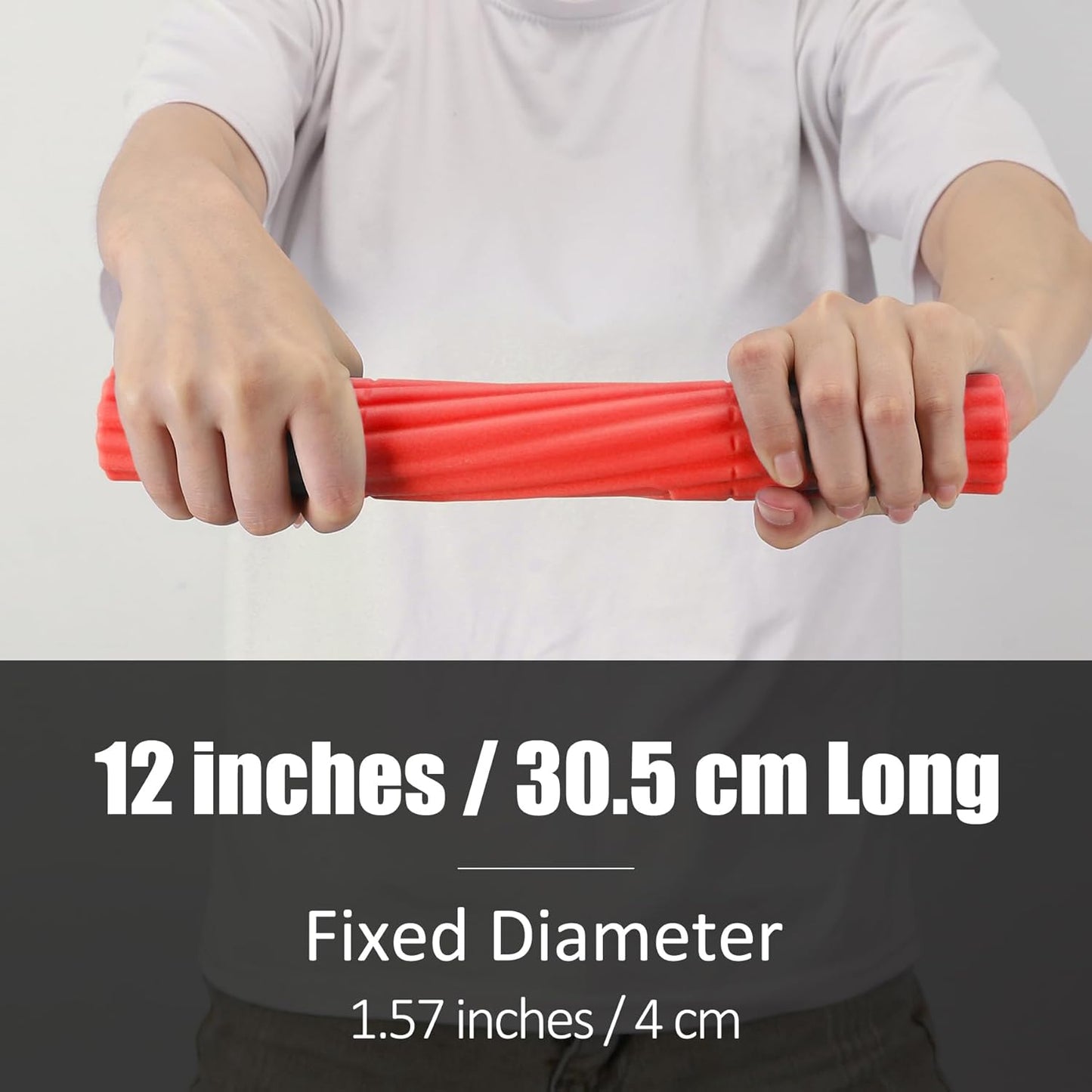 Flex Therapy Bar Strengthener for Tennis Elbow, Golfers Elbow, Tendonitis - Wrist, Forearm Pain Relief