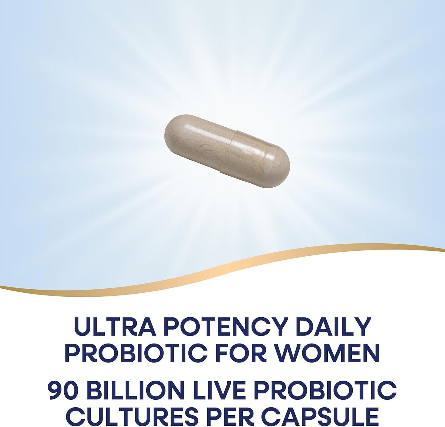 Fortify Optima Probiotic for Women - 90 Billion Live Cultures, Supports Vaginal & Digestive Health - 30 Capsules