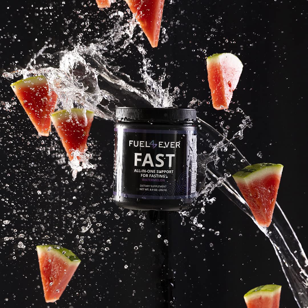 Fuel4Ever Collagen Protein Bars Lemon Coconut + Fast Intermittent Fasting Powder Watermelon Flavor