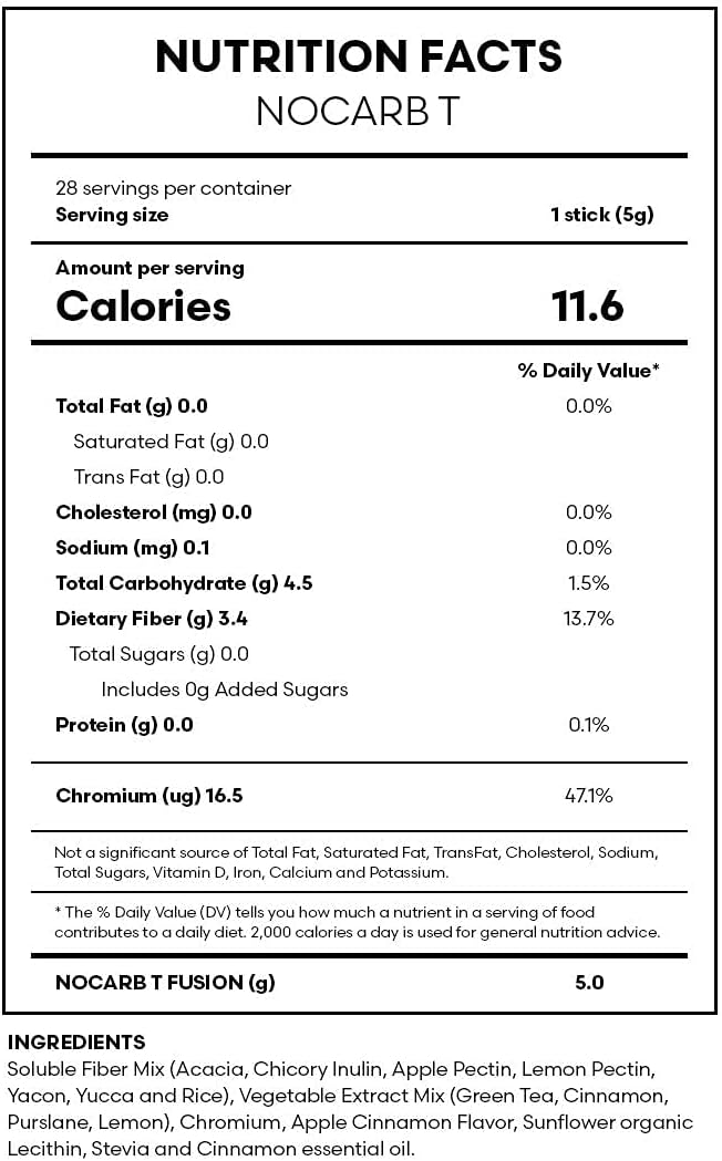 Fuxion Healthcare Assorted Product Bundle - 28 Sticks of Nocarb T, 1 Pound Pack