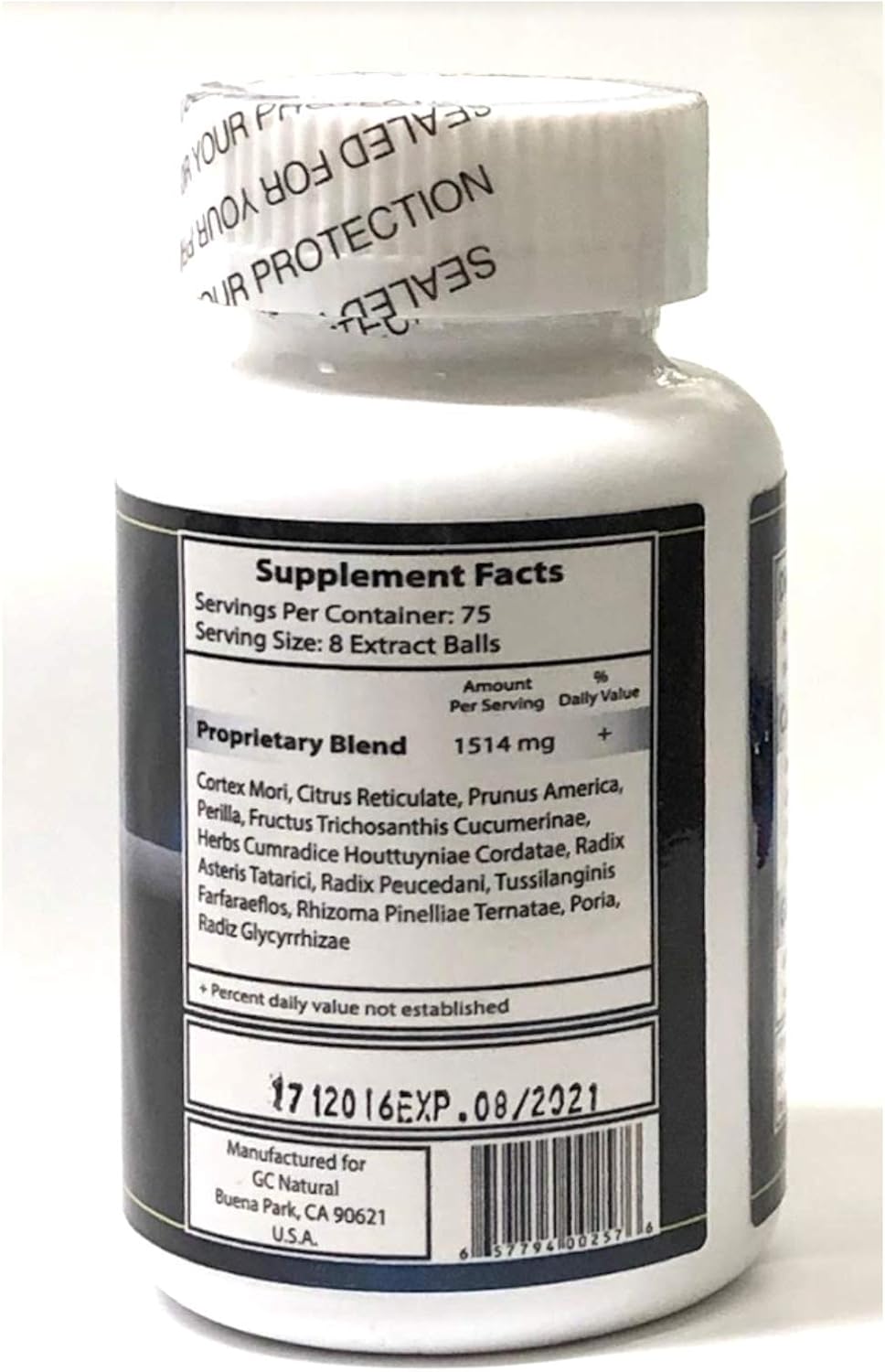 GC Natural C. Mori: 100% Herbal Supplement for Optimal Lung Health