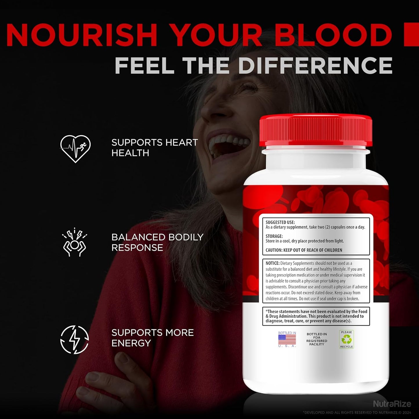 Genesis Blood Clean Capsules (2 Pack) - Official Formula for Detox & Cleanse, Natural Vessel Cleaner - Premium Health Pills (120 Capsules)
