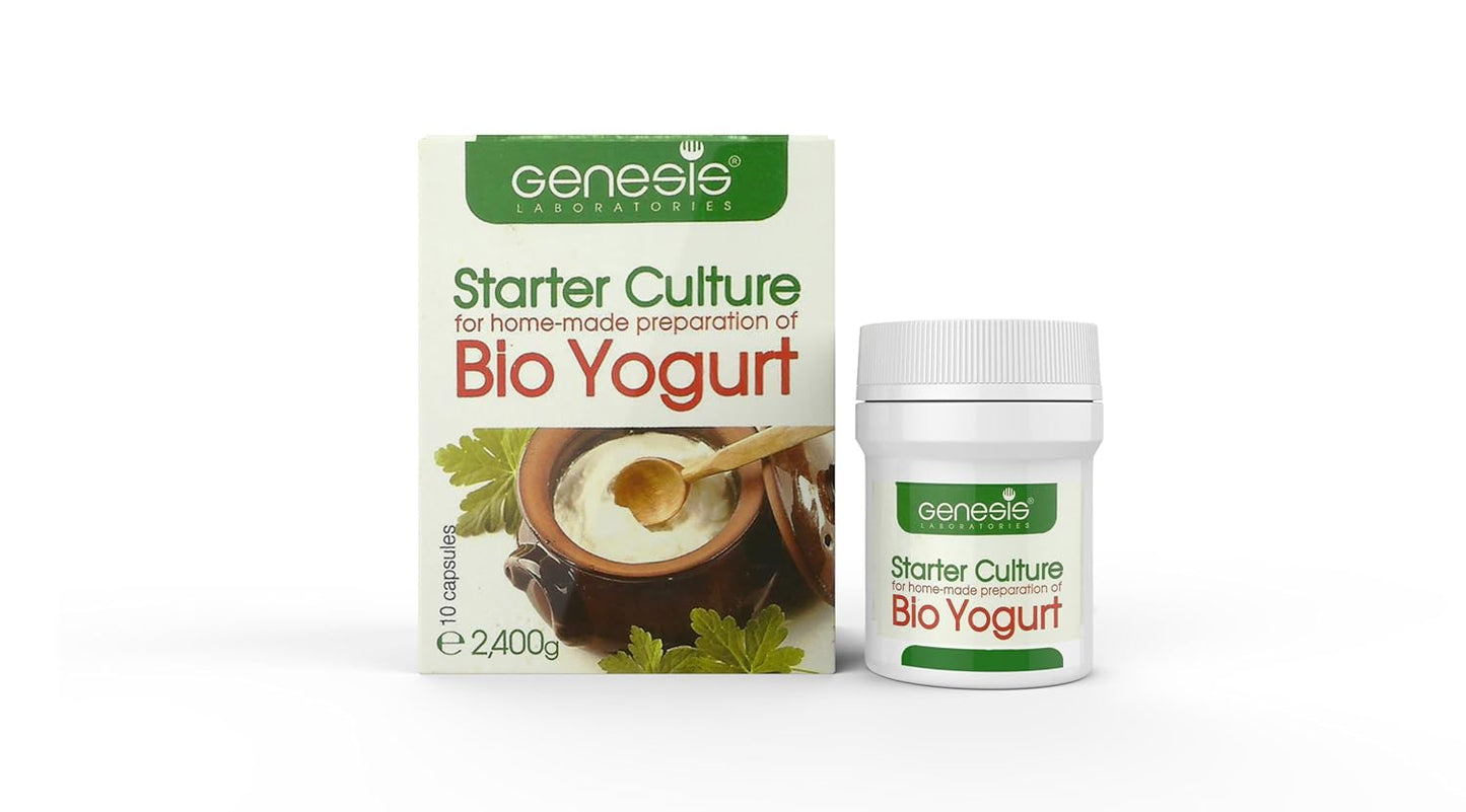 Genesis LABORATORIES Bulgarian Bio Yogurt Starter Culture - Create Natural, Homemade Bio Yogurt