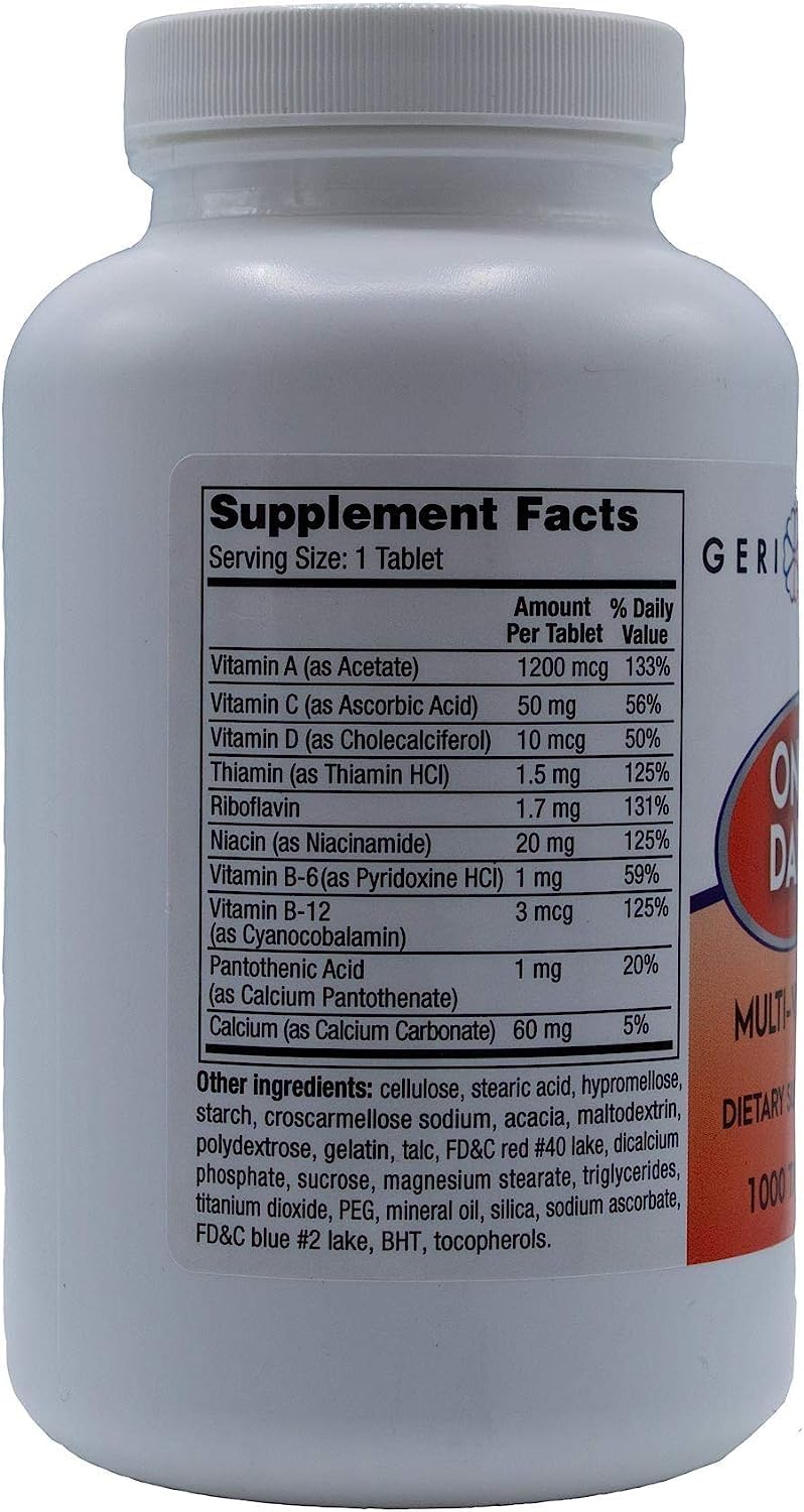Geri-Care Multivitamin Supplement for Overall Health and Wellness
