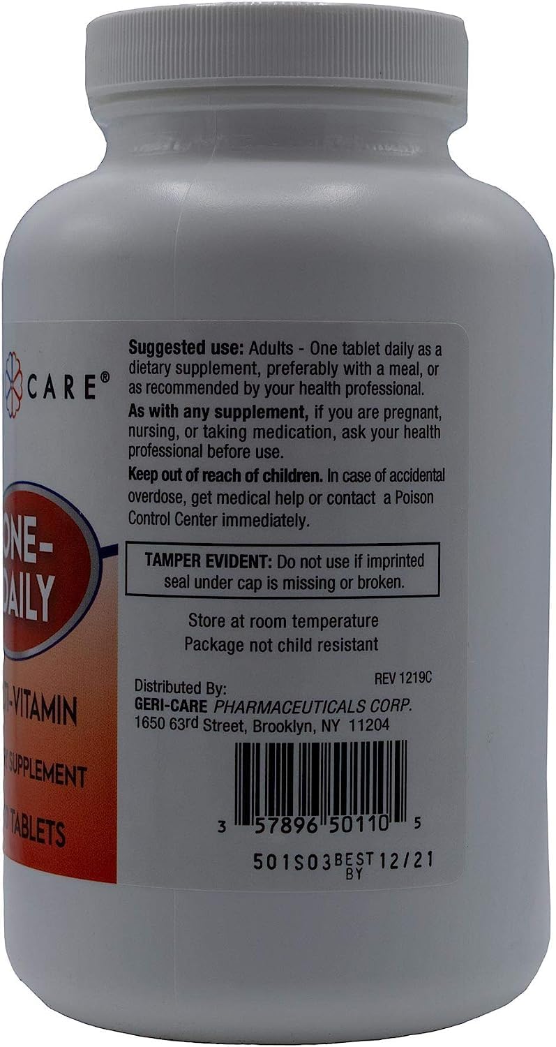 Geri-Care Multivitamin Supplement for Overall Health and Wellness