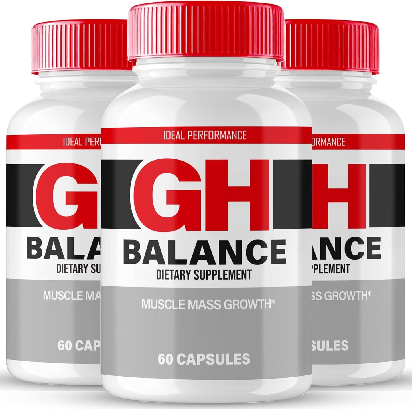 GH Balance Capsules - All Natural Maximum Strength Formula (3 Pack)