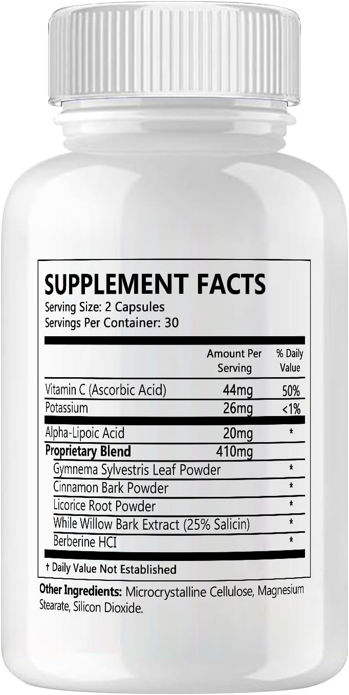 Gluco Proven Advanced Capsules - Single Bottle with 60 Capsules