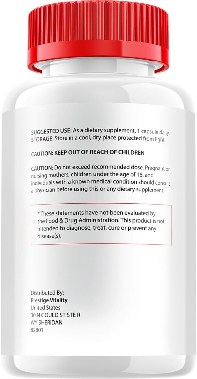 GlucoRenu Advanced Supplement Capsules - Natural Formula for Healthy Glucose Levels, Maximum Strength (1 Pack - 60 Capsules)