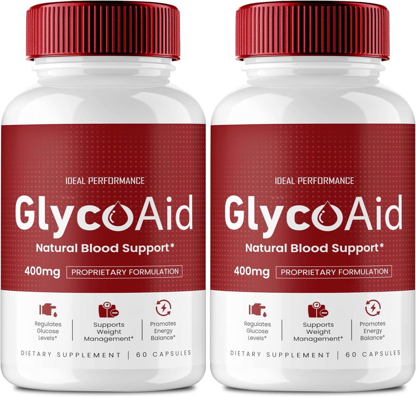 Glyco Aid Blood Support Pills - Advanced Formula Supplement for Maximum Strength - All Natural GlycoAid Capsules (2 Pack)