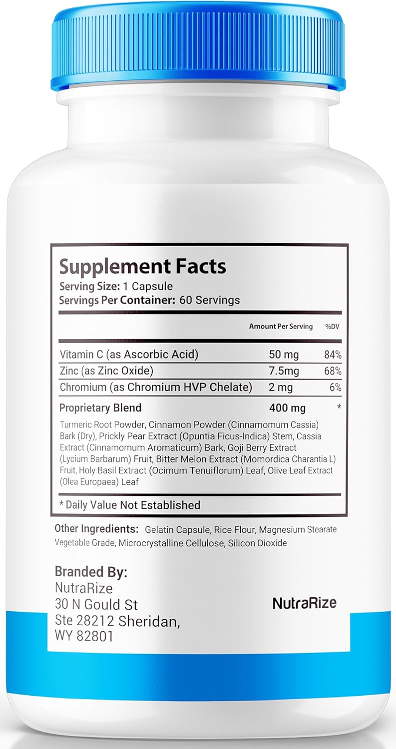 GlycoForte Capsules (5 Pack) - Natural Formula for Blood Circulation Support - Premium 300 Capsules for Overall Health - Official Review