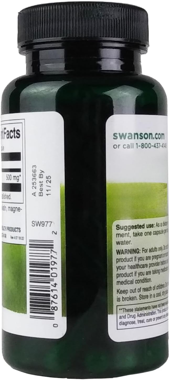 Green Tea Extract Supplement: 500 MG Powder Capsules for Weight Management - Antioxidant Rich - 100 Capsules x 4 Pack