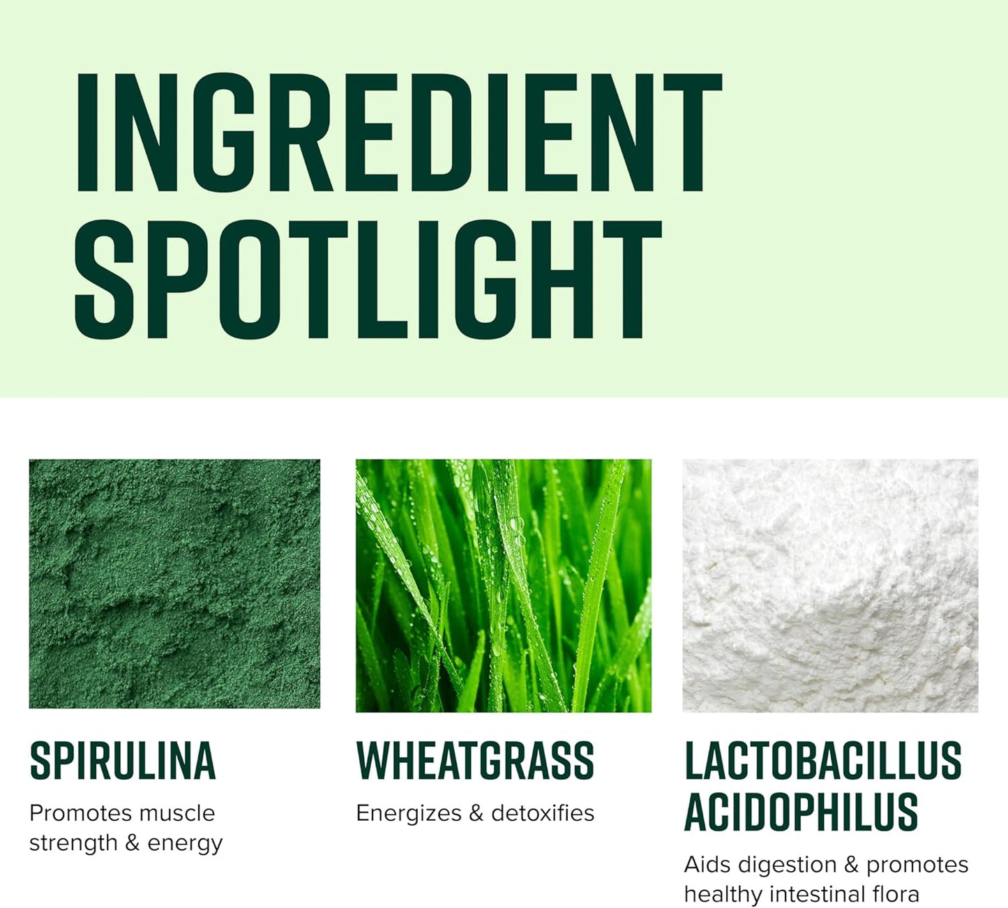 Green Vibrance Superfoods Powder: 70+ Plant-Based Whole Foods, 25 Billion Probiotics, Blueberry Lemon - 25 Servings